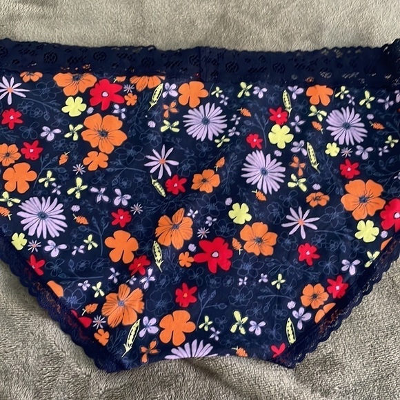 3 aerie Bundle Lace Floral Print  panties XL NWOT - Picture 7 of 10